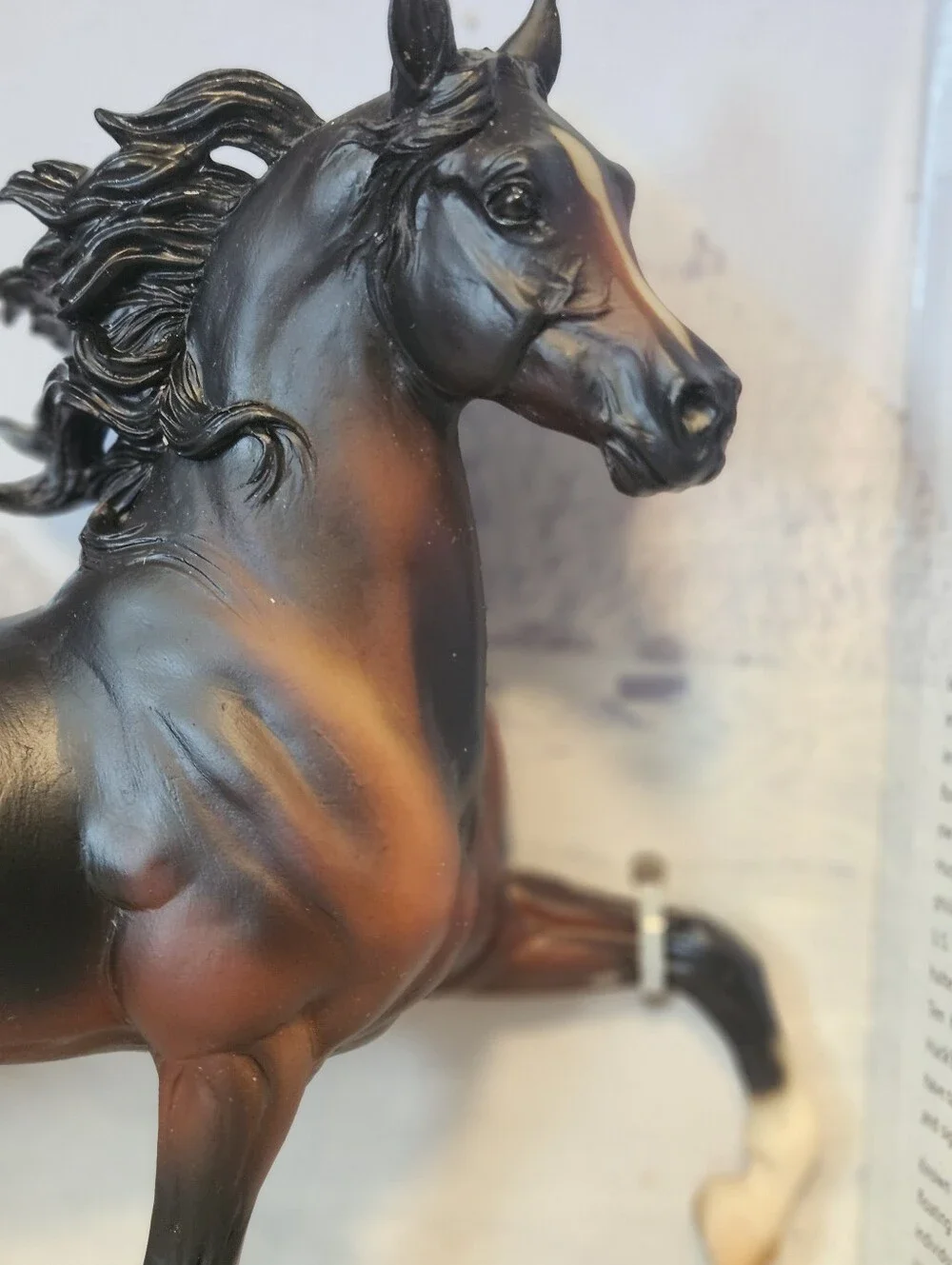 Retired Breyer Traditional #472 Huckleberry Bey Arabian Stallion Broken Stand